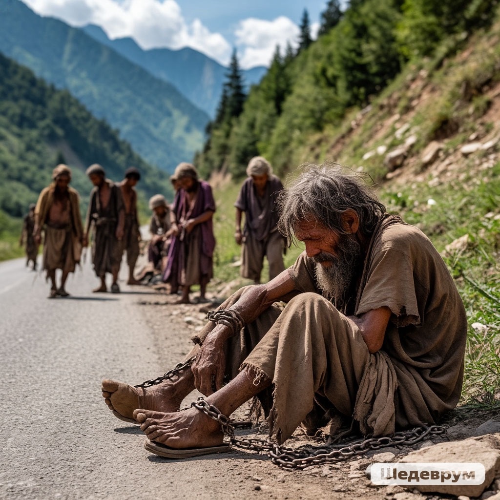 Кандалы болтаются, звенят медью… 