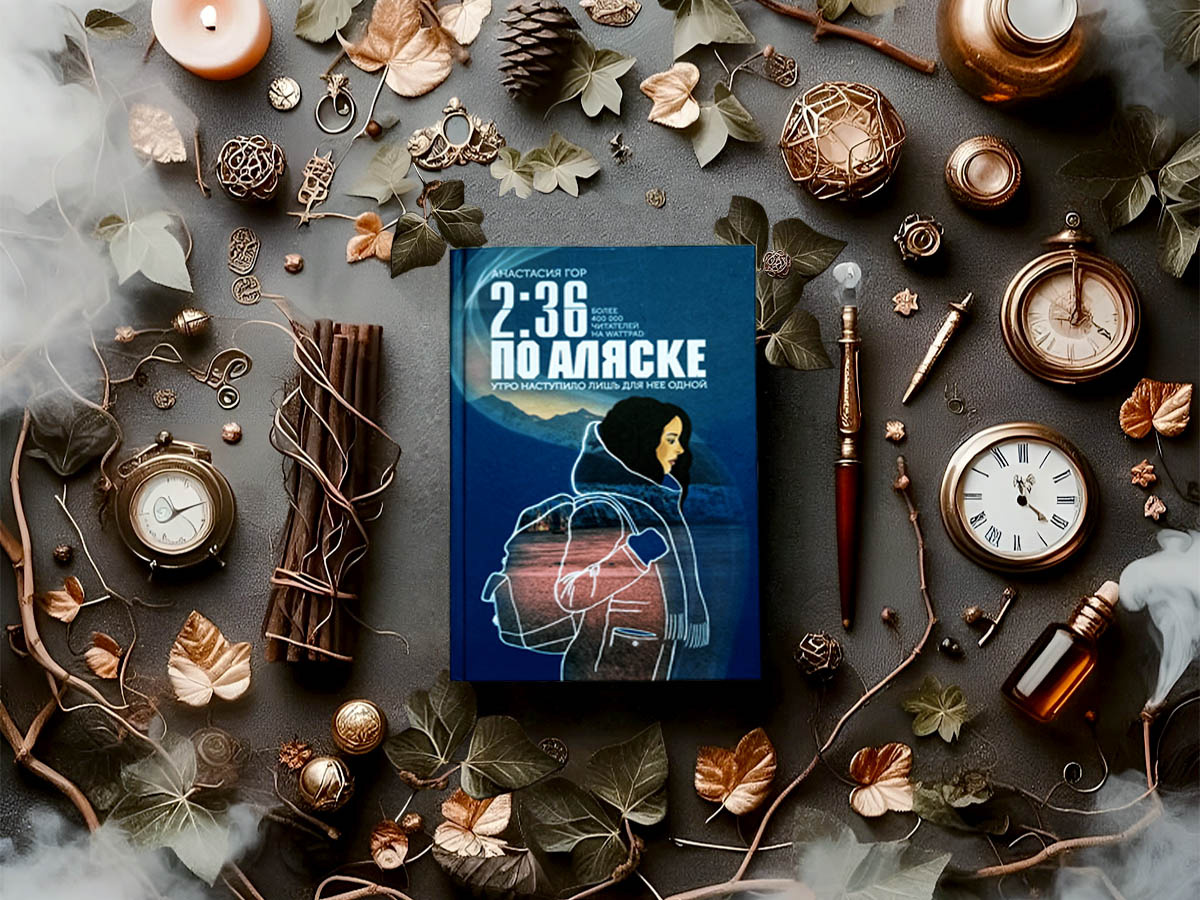 Роман российской писательницы Анастасии Гор «2:36 по Аляске»: жанры — любовная фантастика, научная фантастика (постапокалипсис), социальная фантастика, психологические ужасы; объём произведения — 41 глава (включая пролог и эпилог); дата первой публикации — 2020 год; страна — Россия. Возрастное ограничение — с 16 лет, Young Adult.