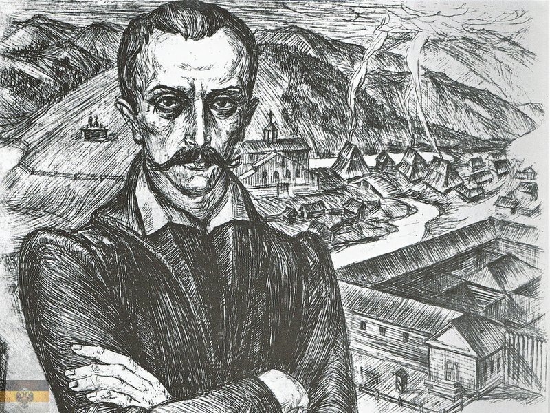 Декабрист Михаил Лунина. Картина художника из Петровска Николая Полянского