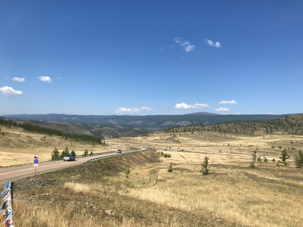 Дорога из Иркутска на Ольхон