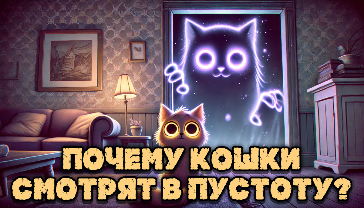 Почему Кошки Смотрят В Пустоту, Как Будто Там Что-То Есть?