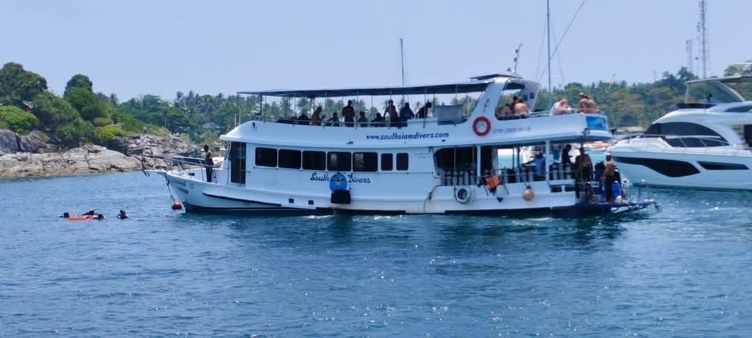 Погружались все, но один русский не смог отдышаться... Фото Union Phuket travel.