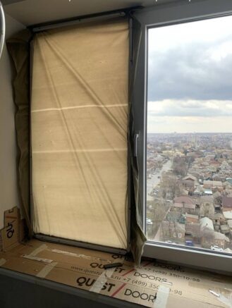    окно в пострадавшем доме / https:/ SkryabinAlexander