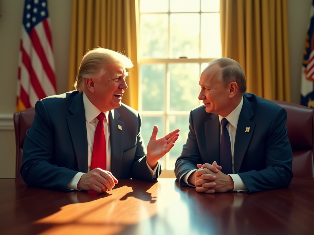 Общение Трампа с Путиным