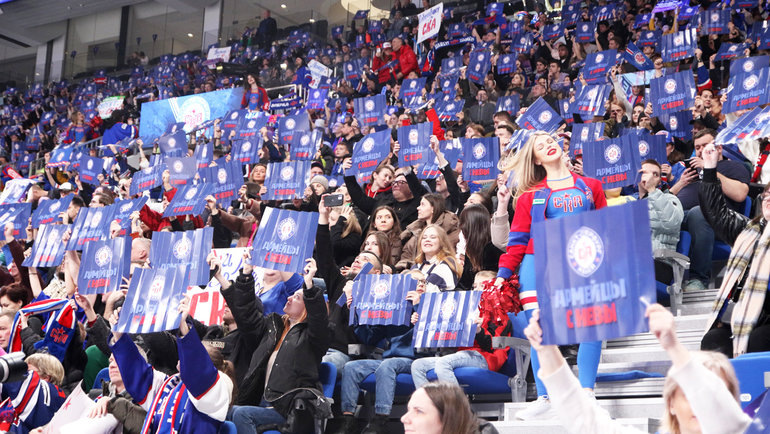    Болельщики СКА на «СКА Арене». Global Look Press
