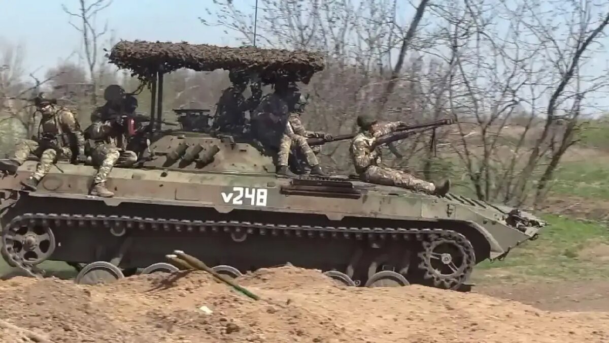    Российская армия в зоне СВО.