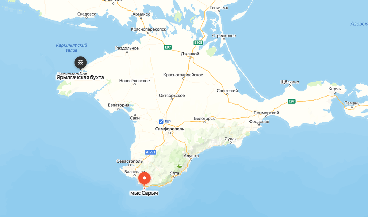 Скриншот: Яндекс Карты