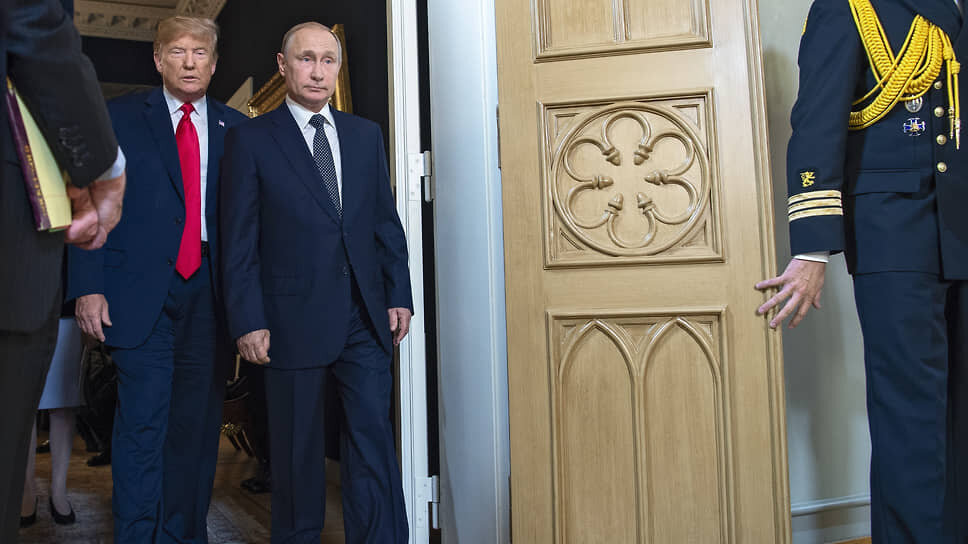 Дональд Трамп и Владимир Путин в 2018 году.📷Фото: Дмитрий Азаров / Коммерсантъ