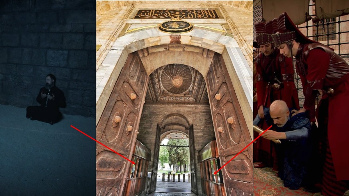 Внутри ворот располагались два небольших помещения: справа ожидали аудиенции иностранные послы, слева находился вход в подземную тюрьму, помещение привратников, а также жилую комнату главного палача. Фото из Интернета. Скриншот ВВ