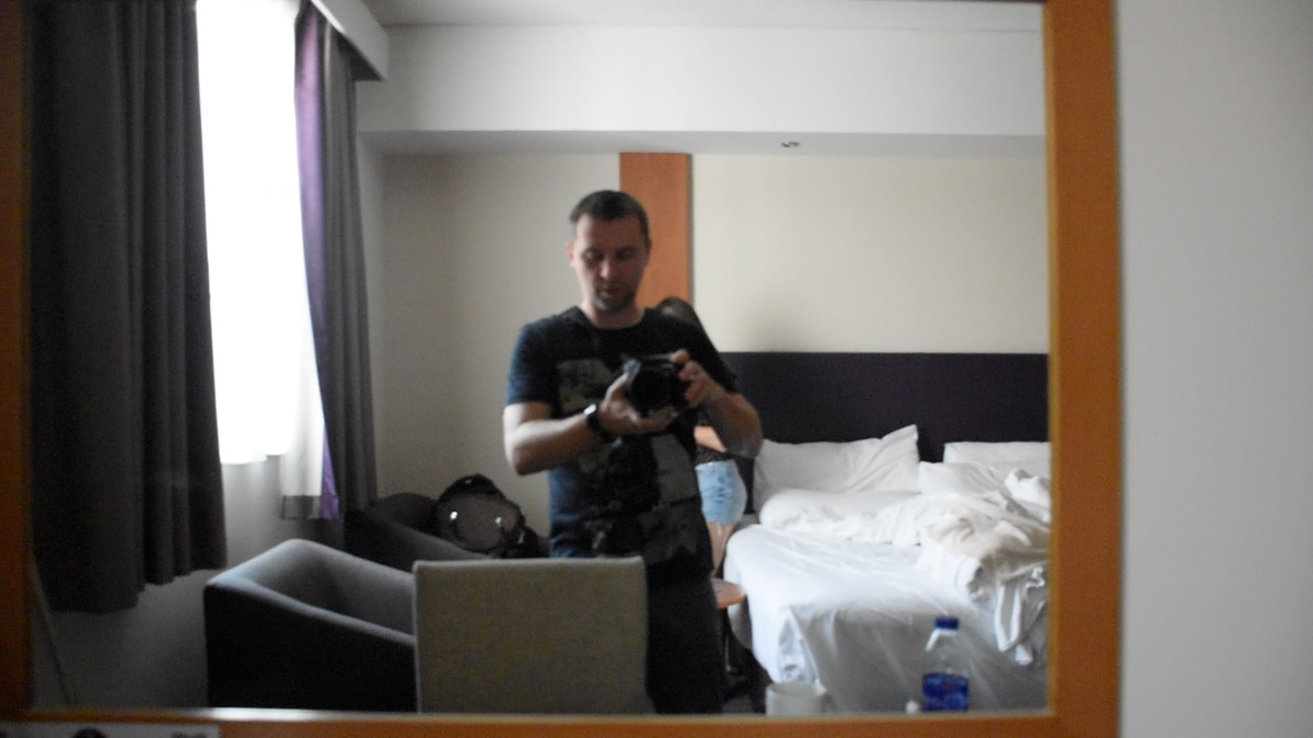 Коля, как истинный блогер, запечатлел картину происходящего. 