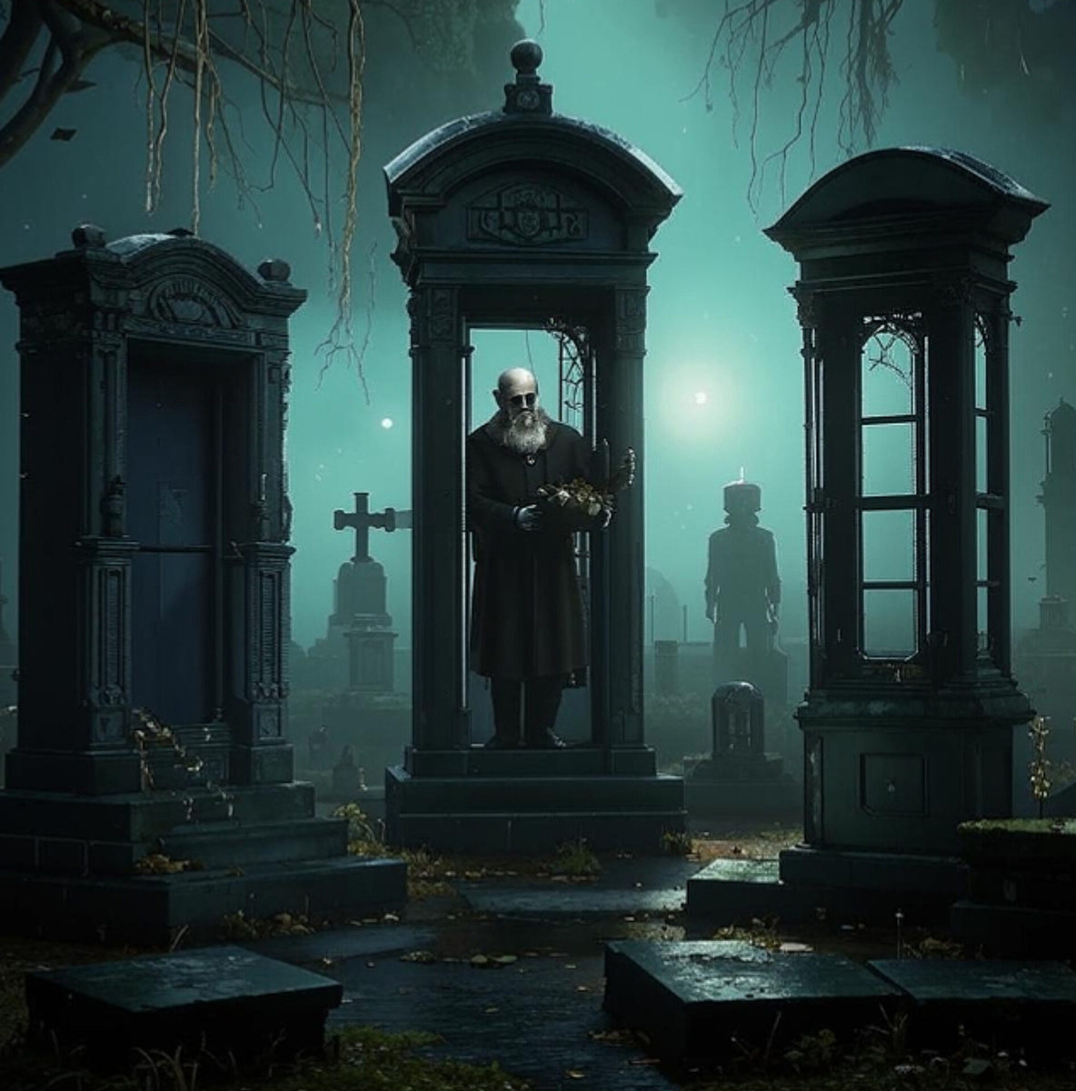 Во сколько кладбище открывается...?" Диалог с Духом