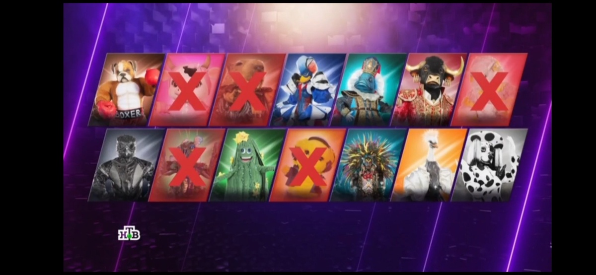 Скрин из телепередачи Шоу "Маска 6"