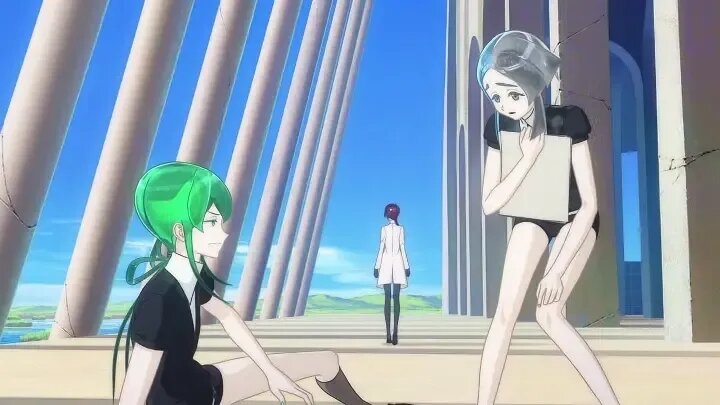 Кадр из аниме «Страна самоцветов»   📷