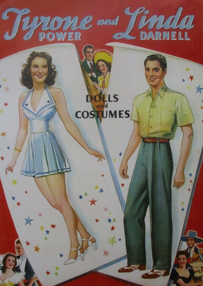 Задняя сторона обложки с третьей и четвёртой куклами.