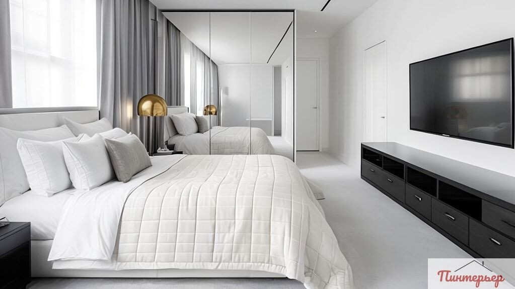 Зеркала визуально увеличивают пространство.