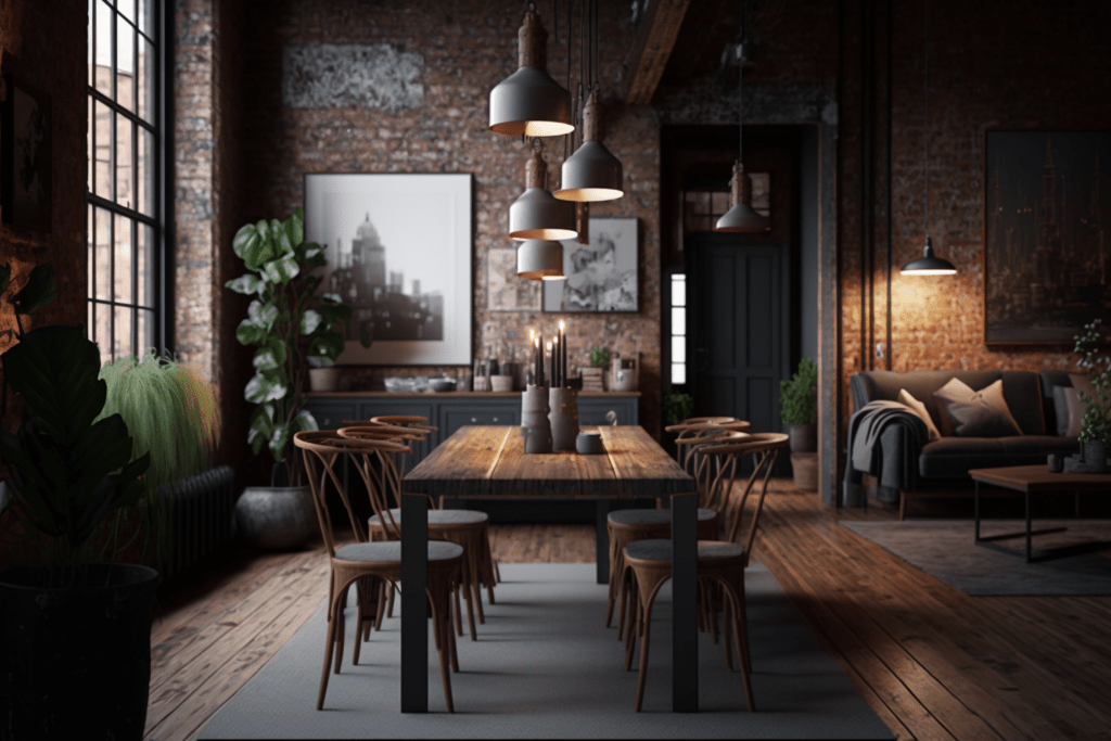    Брутальный стиль в интерьере: пространства и материалы Keri