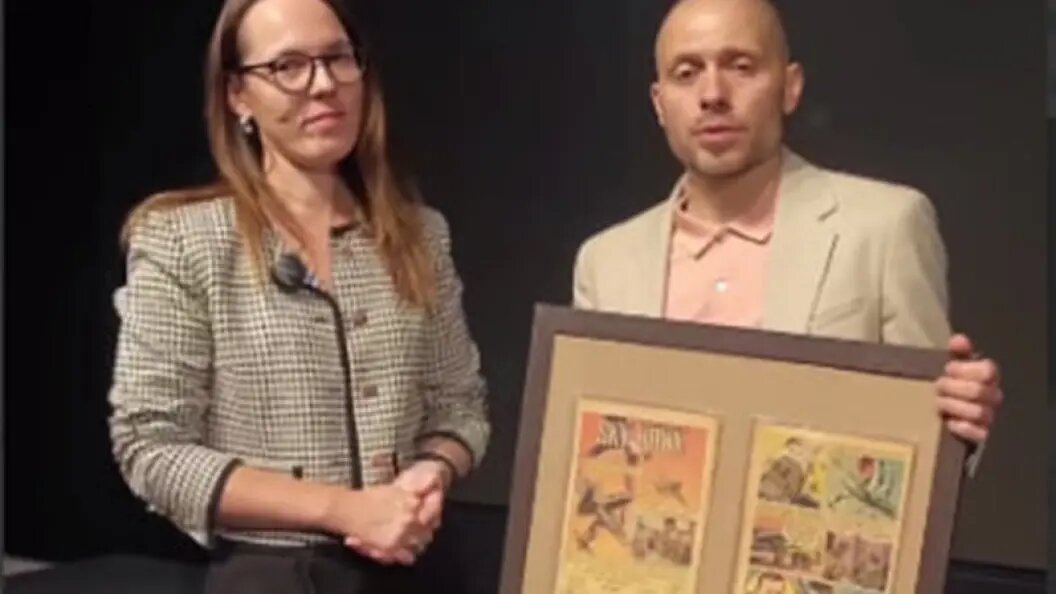    Скриншот видео Минкульта Новосибирской области