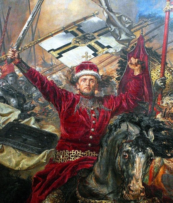 Витовт на полотне Яна Матейко "Грюнвальдская битва".