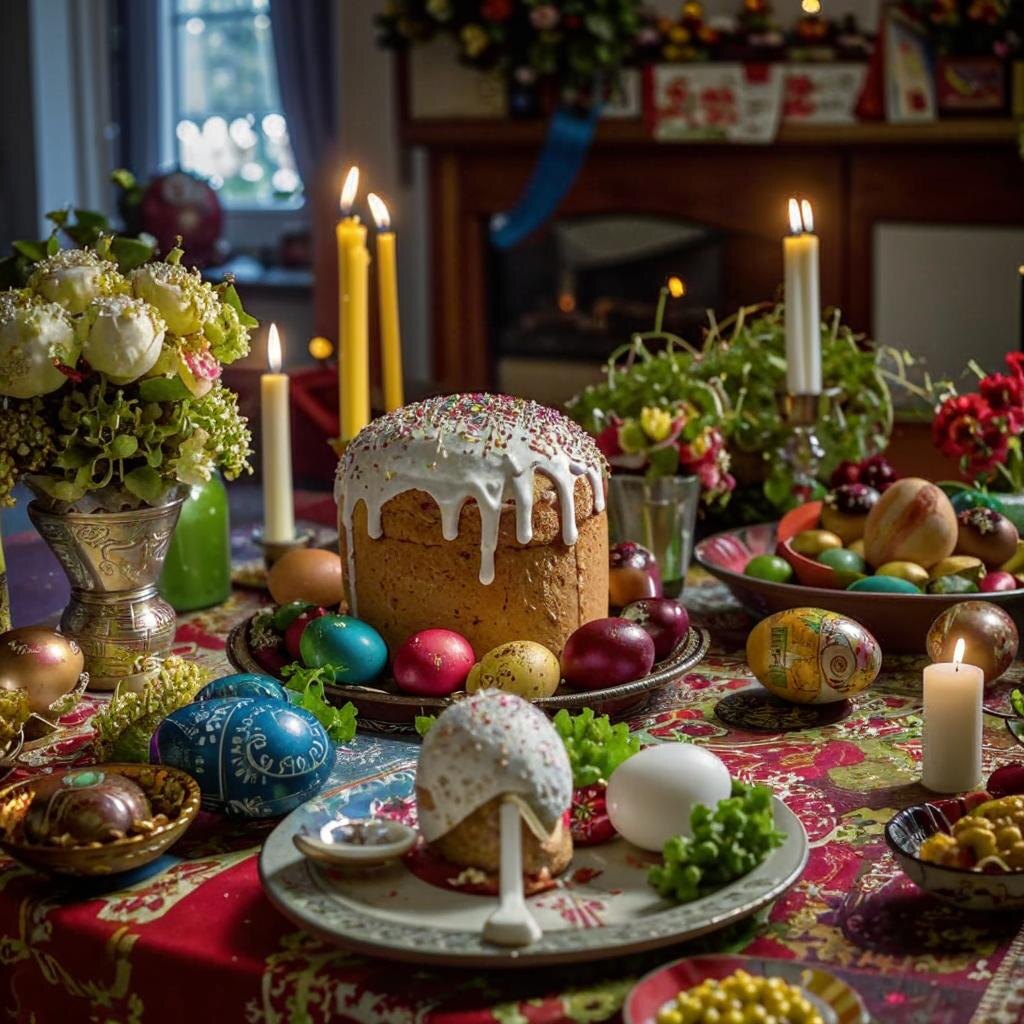  "Христос Воскрес! Пасхальные куличи – символ весны и радости!"