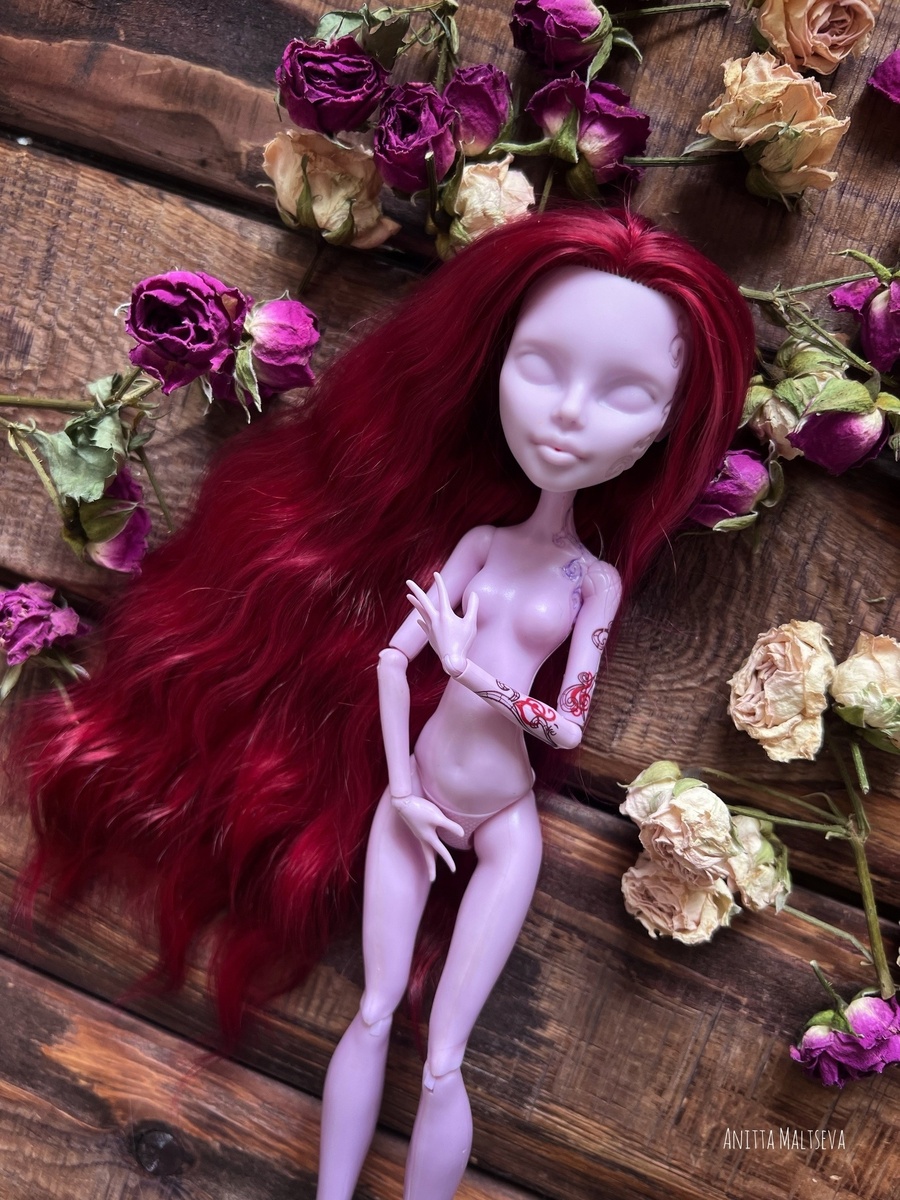 Новые волосы куклы