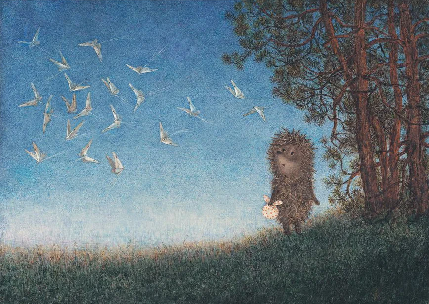 Кадр из мультфильма «Ёжик в тумане»