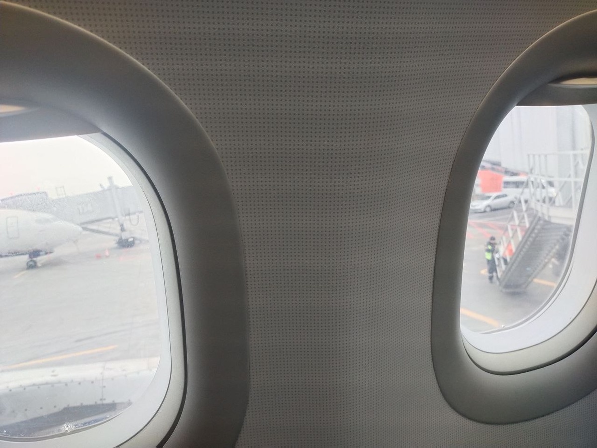 Повезло с местом у окна.