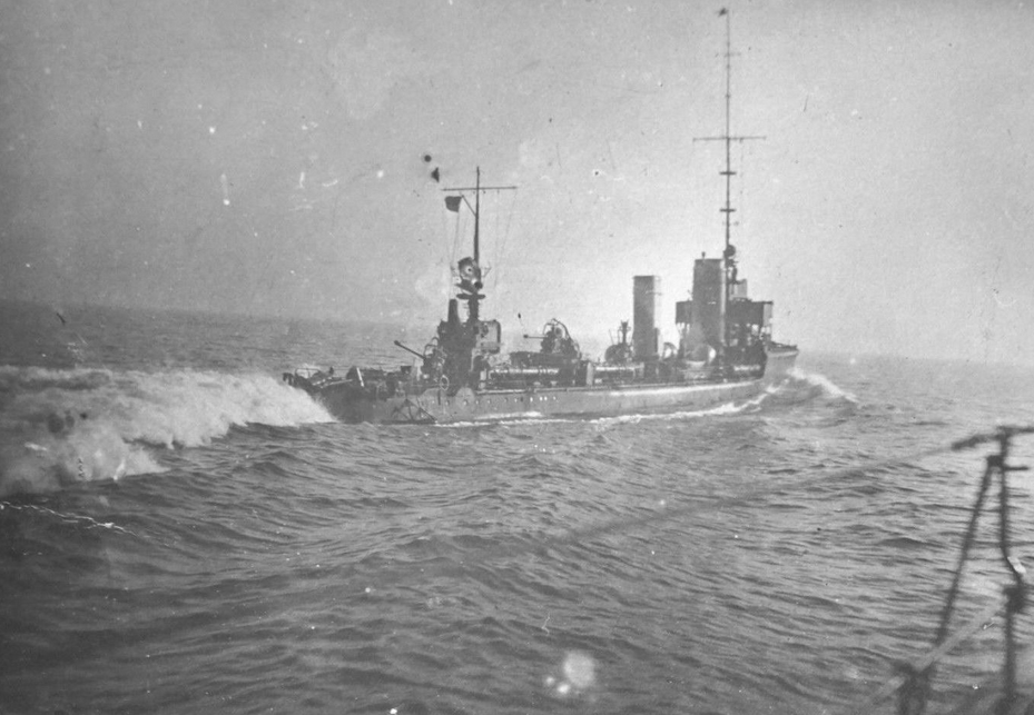 Эскадренный миноносец S-131 в Северном море, 1918 год