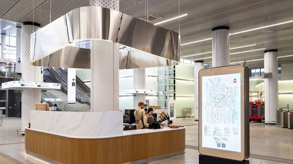 Кофейня в московском метро.📷Фото: Дептранс Москвы