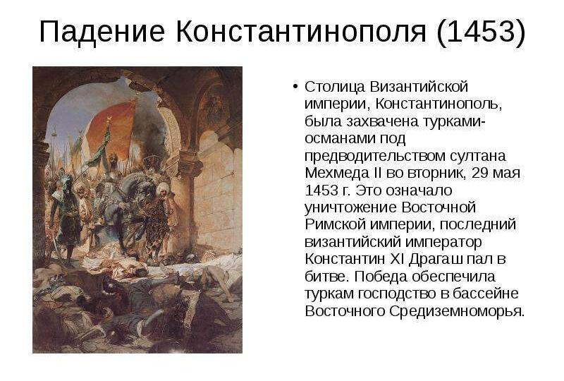 КОНСТАНТИНОПОЛЬ ПАЛ...