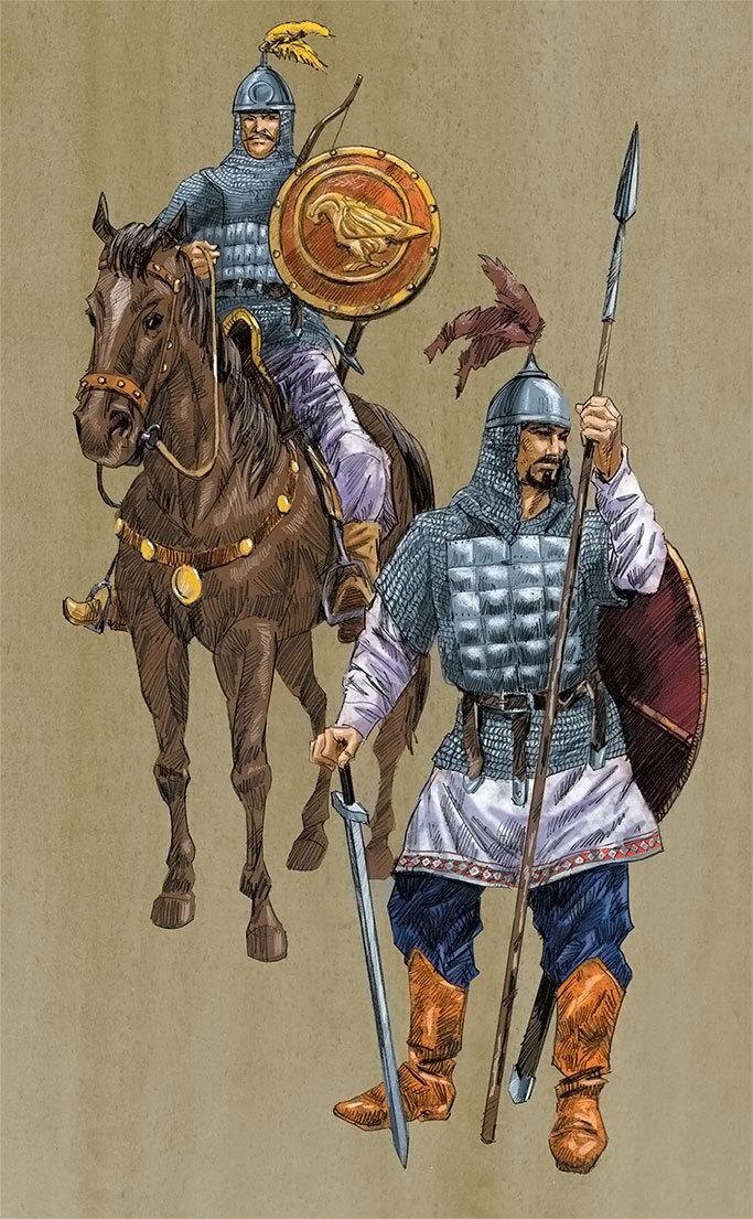 Булгарские воины. И.Сакуров