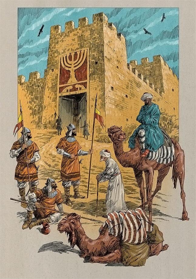 У стен Итиля. И.Сакуров