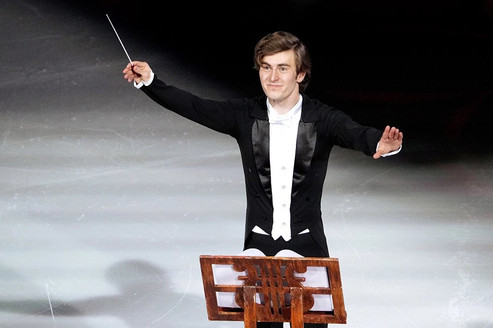    Марк Кондратюк выступает на открытом шоу-турнире по фигурному катанию Фото:  РИА Новости