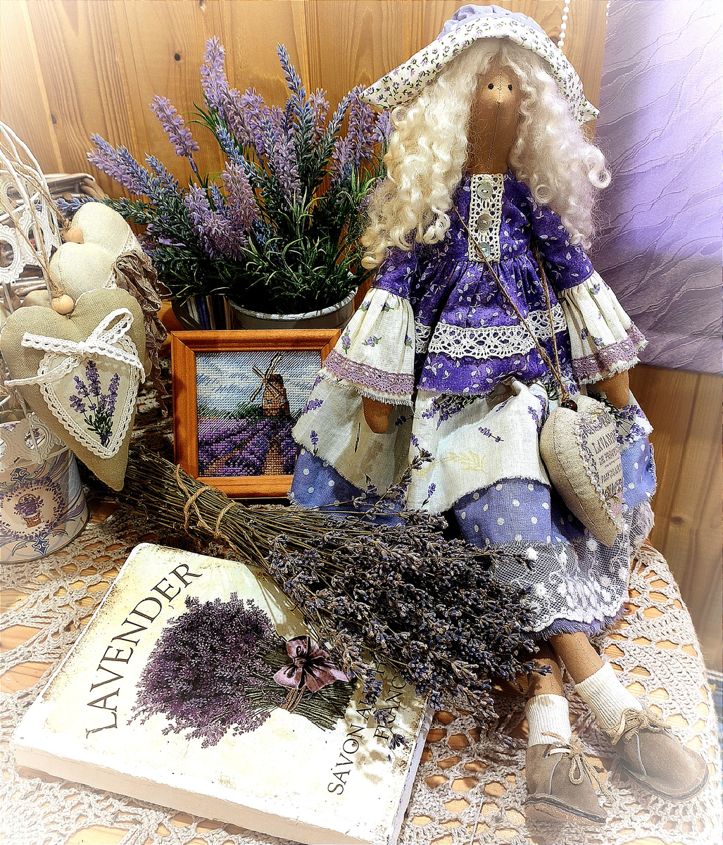 Знакомьтесь - моя любимица Лавандовая фея.