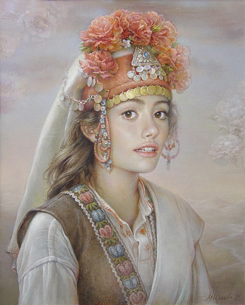 Девушка в традиционной одежде