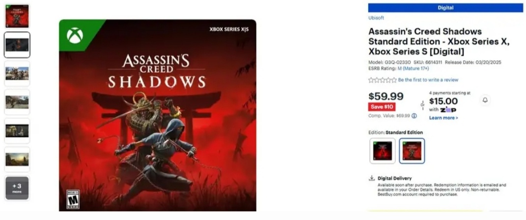 При этом дисковые версии игры для PlayStation 5 и Xbox Series X|S продолжают стоить по 70 долларов.