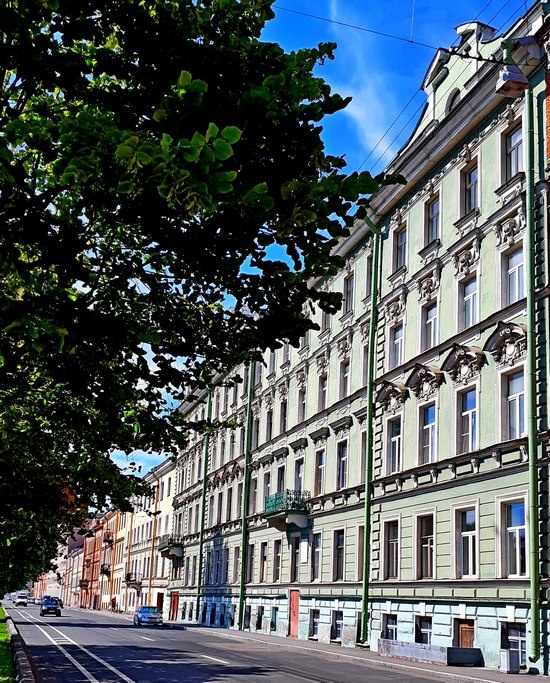 Дом А.Ф. Клокачёва по адресу: наб. Фонтанки, 185 /фото из личного архива, 2022/