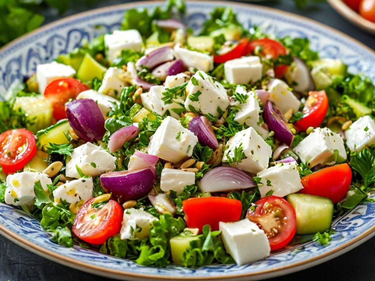    Греческий салат © РИА Новости / Сгенерировано искусственным интеллектом