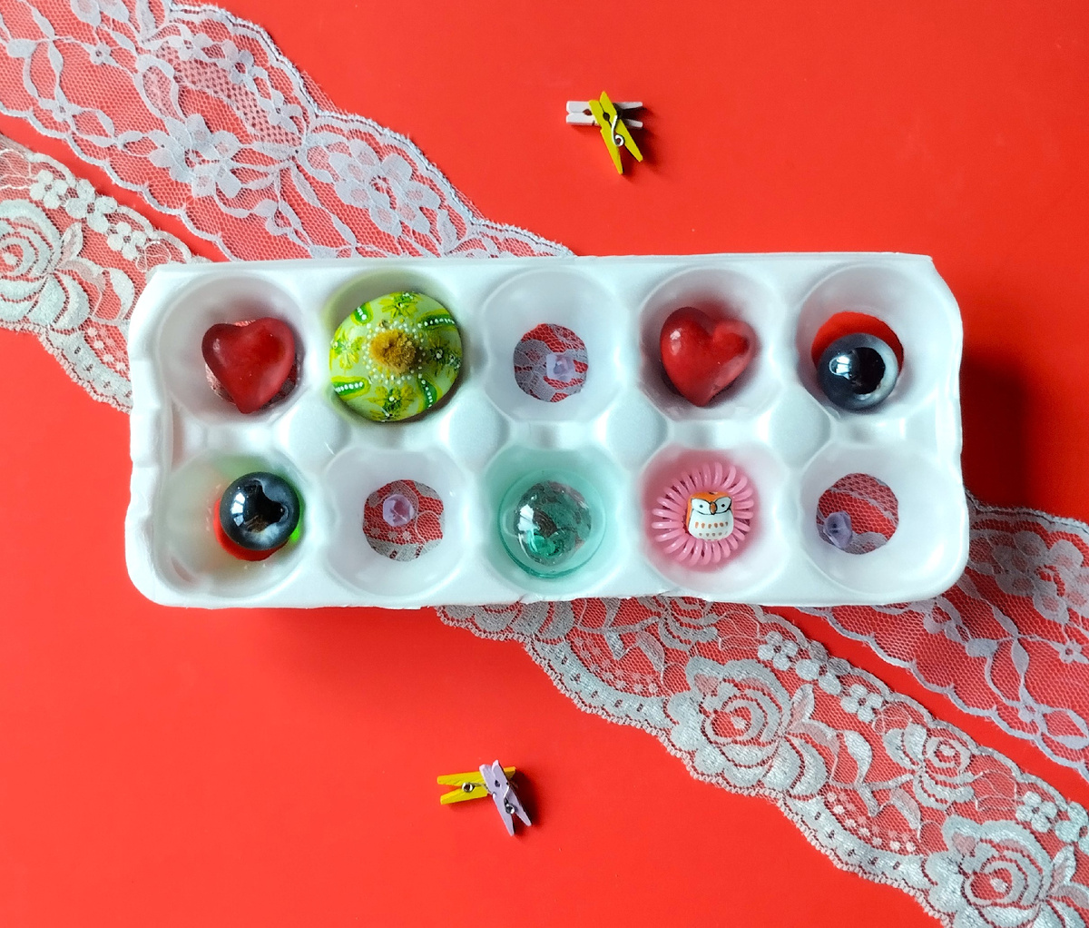 Подготовленные дырочки.