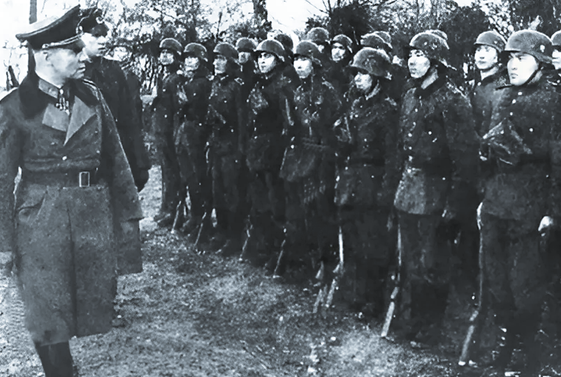 На службе у фашистов.