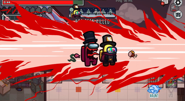 Анимация убийства ножом