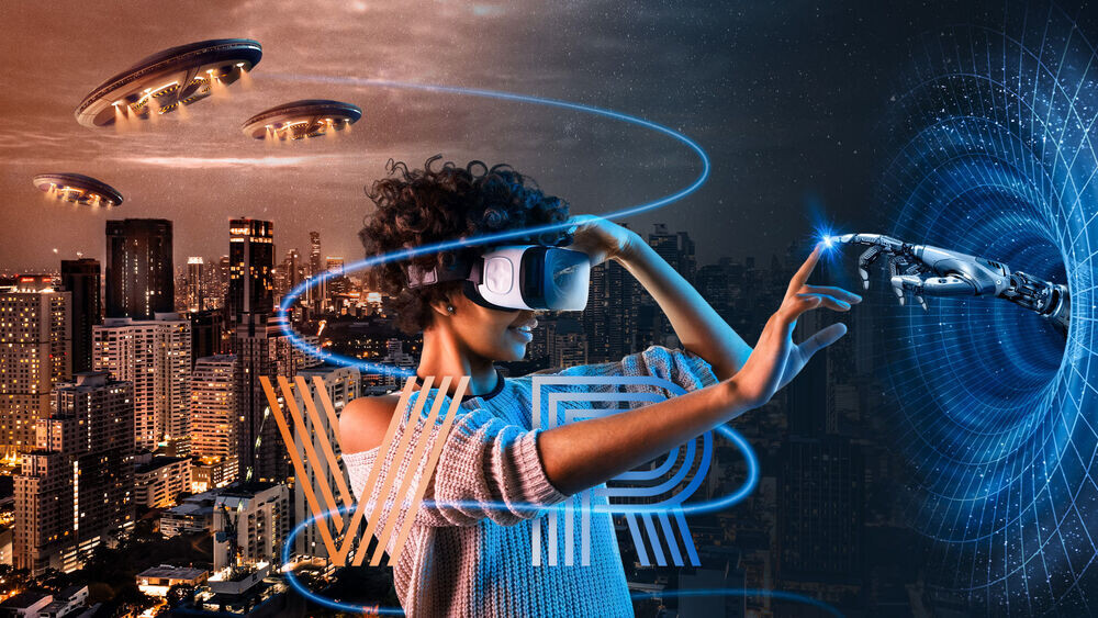    Виртуальная реальность в метавселенной. Фото: Яндекс Картинки.