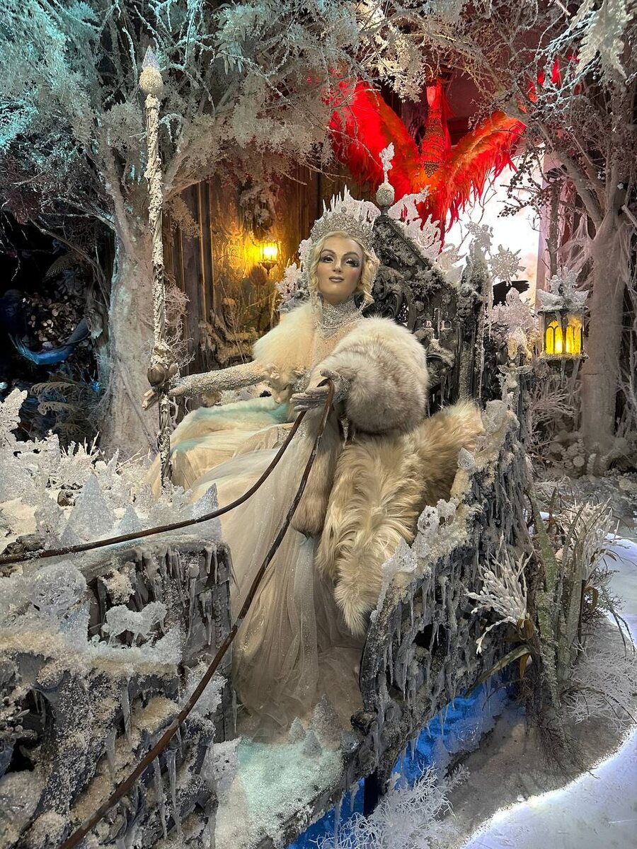 Волшебный зимний лес - зазеркалье