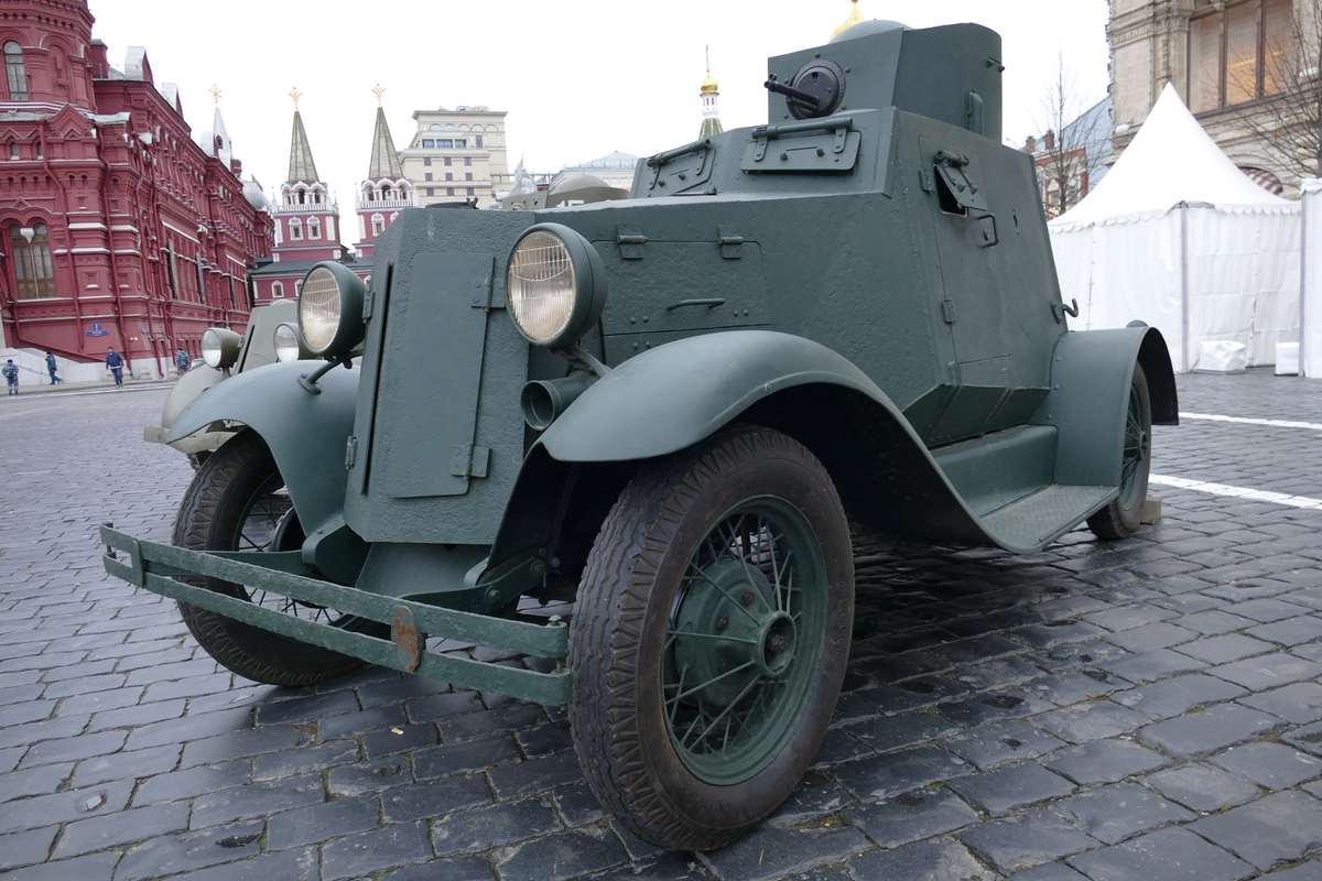 Бронеавтомобиль ФАИ-М собственной персоной. Фотография в свободном доступе.