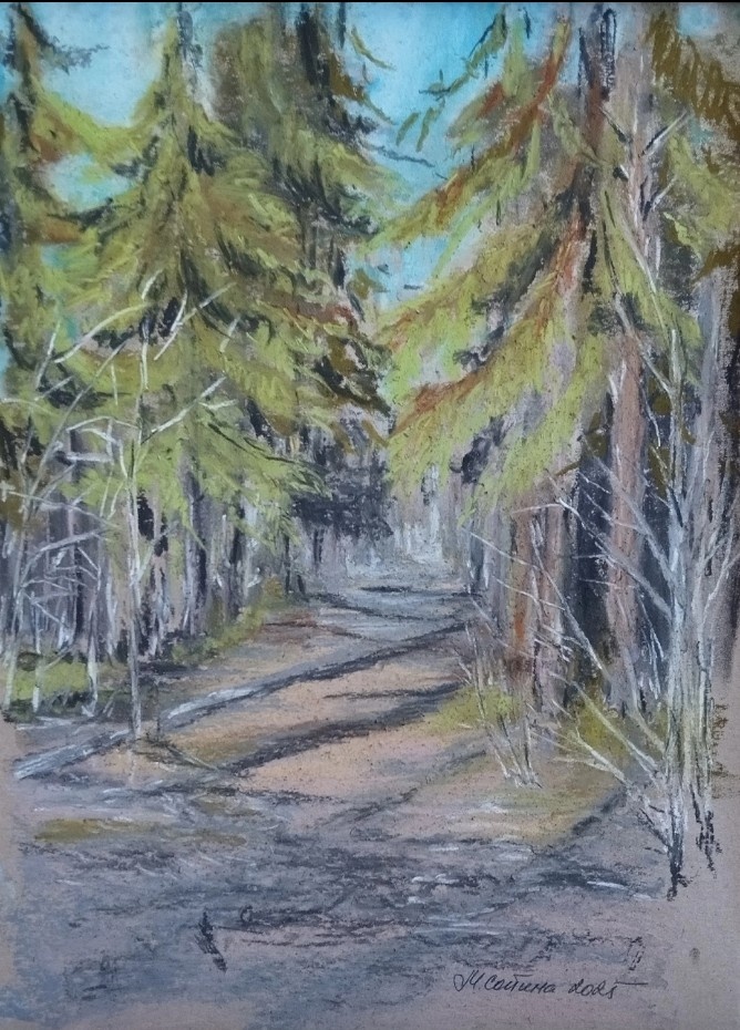 Картина художницы Марины Сатиной 