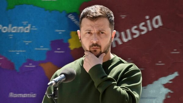 Какие страны могут получить регионы Украины. Коллаж © Life.ru. Фото © Telegram / Дмитрий Медведев, © Shutterstock / FOTODOM / paparazzza