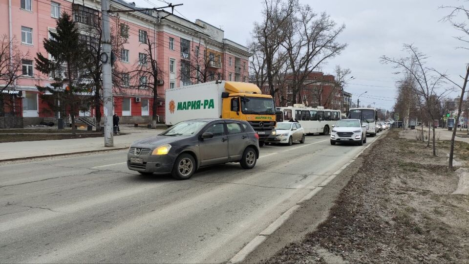    Авария на проспекте Ленина. Источник: "Толк"