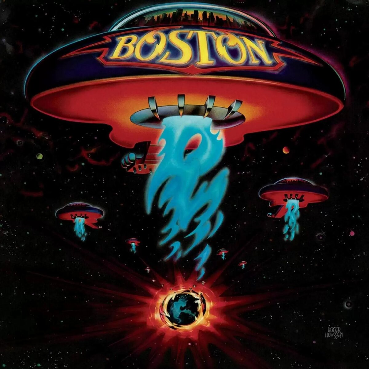 Обложка альбома Boston - Boston (1976)