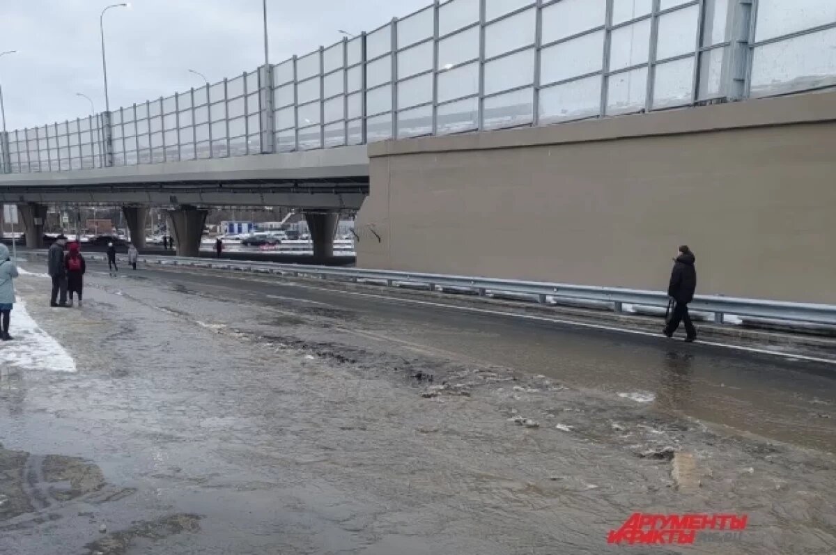    Стала известна причина потопа, из-за которого залило несколько улиц Перми