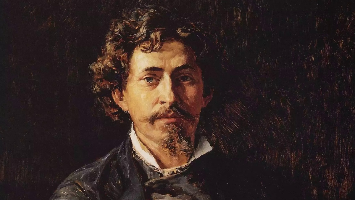 «Портрет художника Репина». В. Поленов, 1879 год