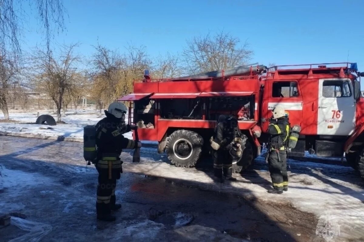    «Пожар» якобы тушили в стенах Ясногорского технологического техникума